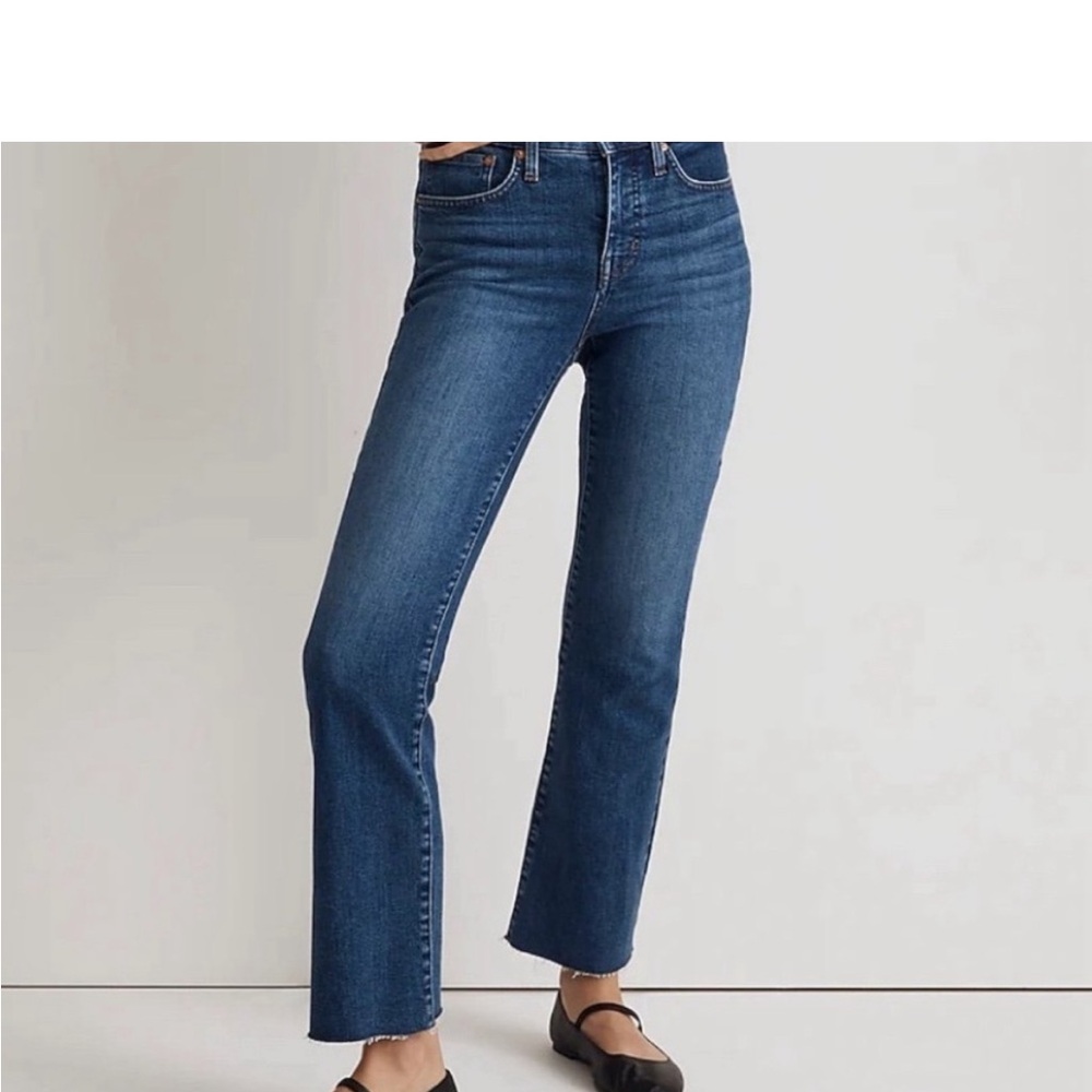 Madewell women’s denim. Kick crop style.